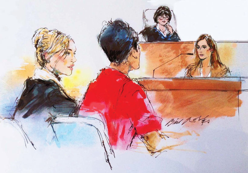 Lindsay Lohan Shoplifting Trial