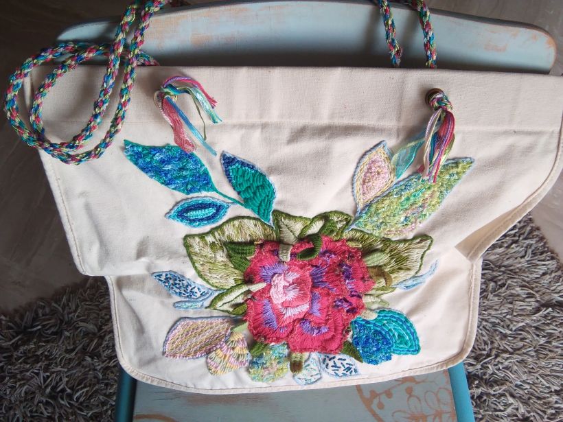 My project in Creative Embroidery: The Stitch Revolution course 1
