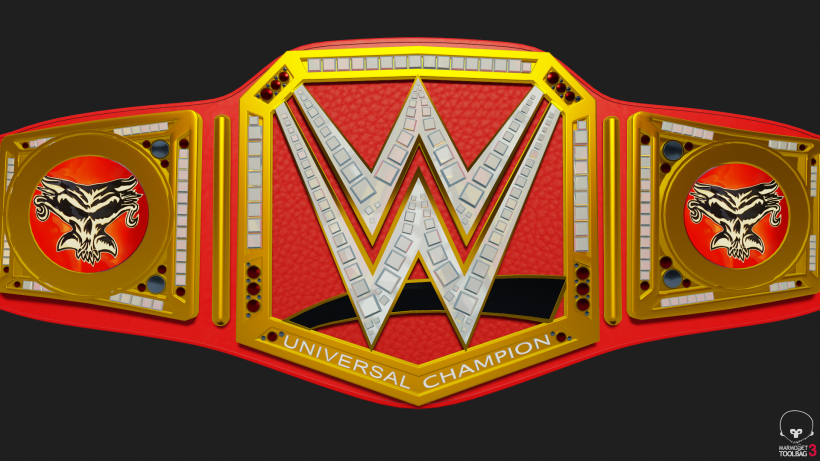 WWE Universal Championship Brock Lesnar edition 3D 1