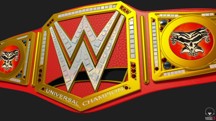 WWE Universal Championship Brock Lesnar edition 3D 3