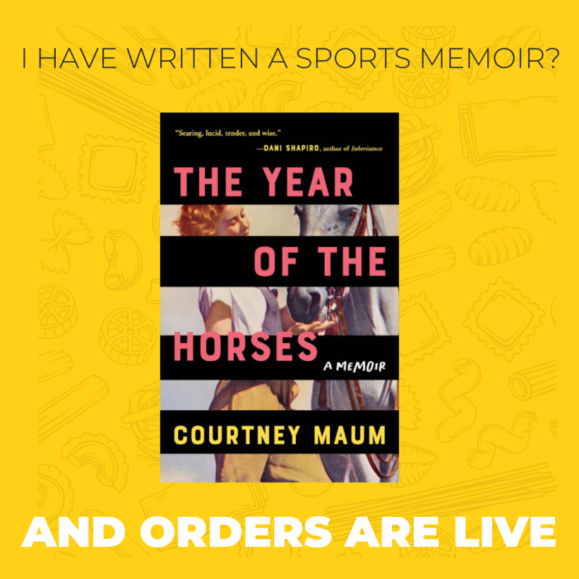 My debut memoir can be ordered at https://tinhouse.com/book/the-year-of-the-horses/