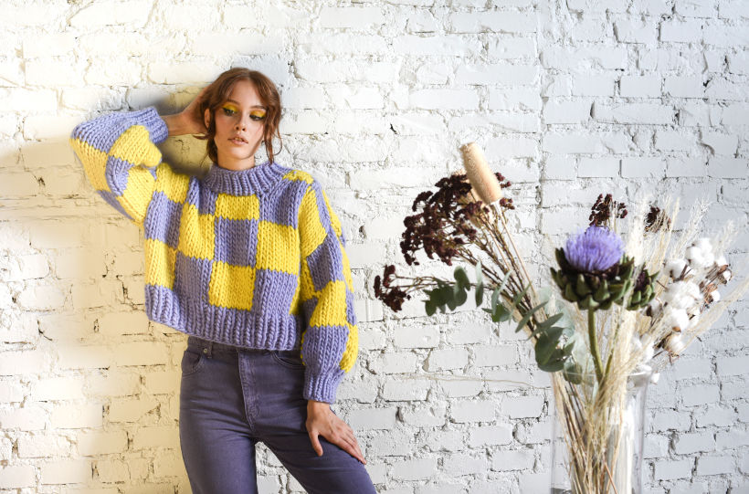 Bruna Sweater - Knitting kit