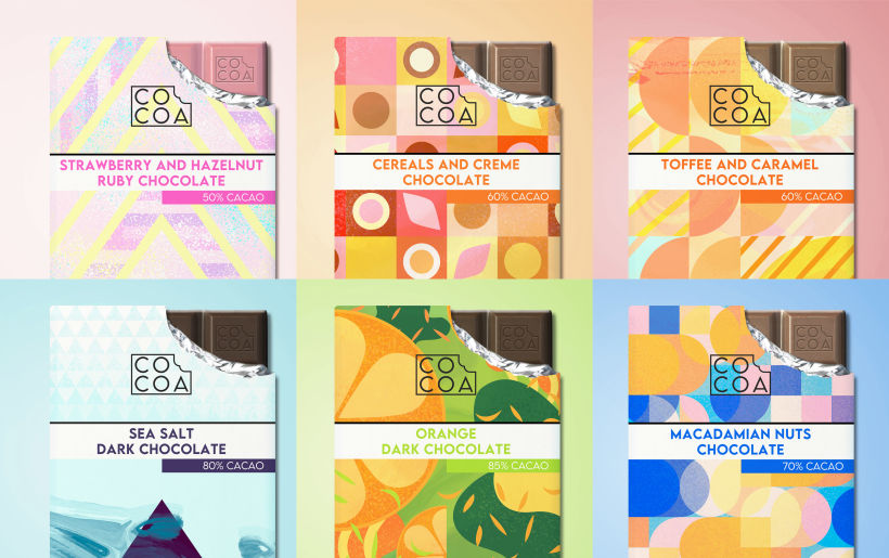 Cocoa: Branding de marca de chocolates 4