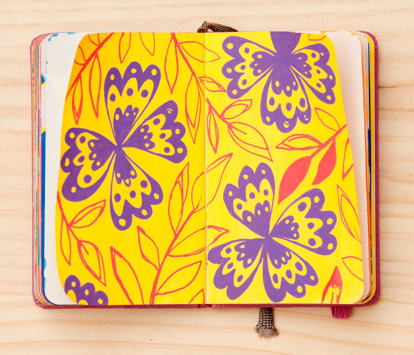 My project in Botanical Patterns in a Sketchbook: Conquer the Blank Page course 14