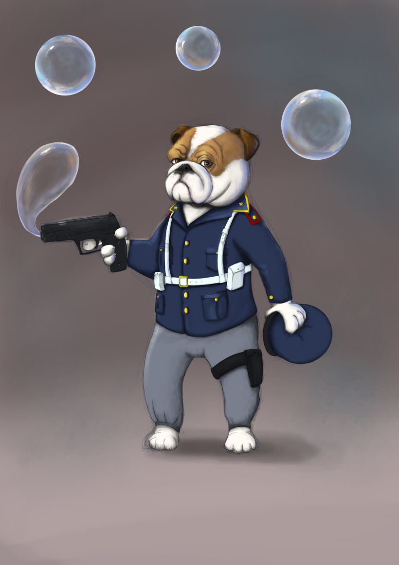 Cop dog