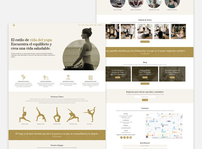 Página Web Estática: Yoga 1