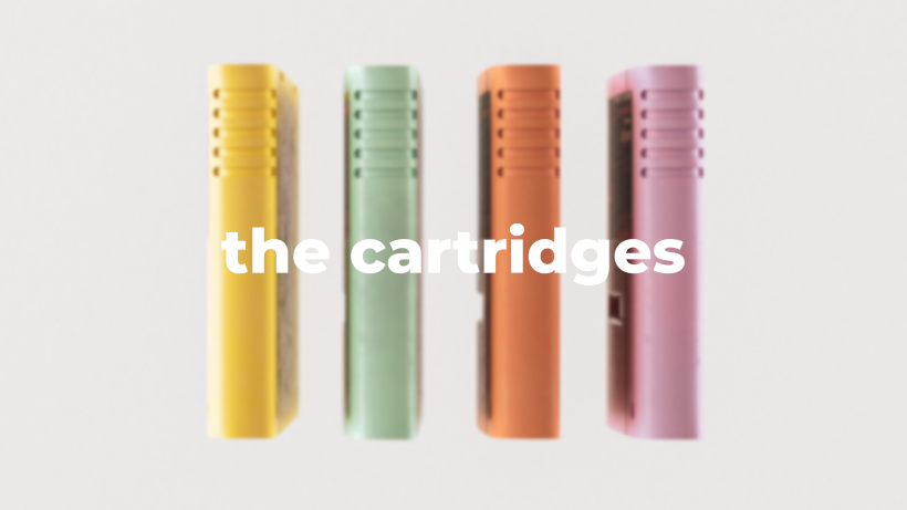 the cartridges 1