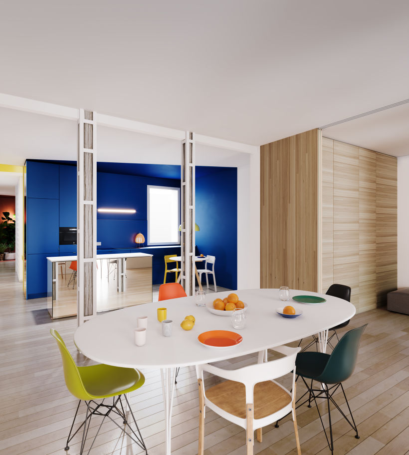 Visualización para SEQUENCE_HOUSE diseñada por GON Architects + Ana Torres 2