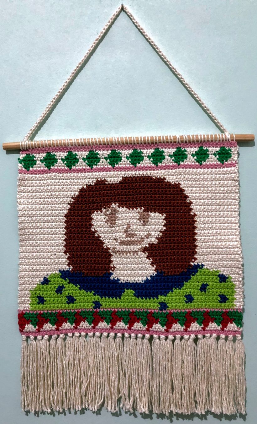 Meu projeto do curso: Tapestry: técnica de crochê para desenhar com linha 1