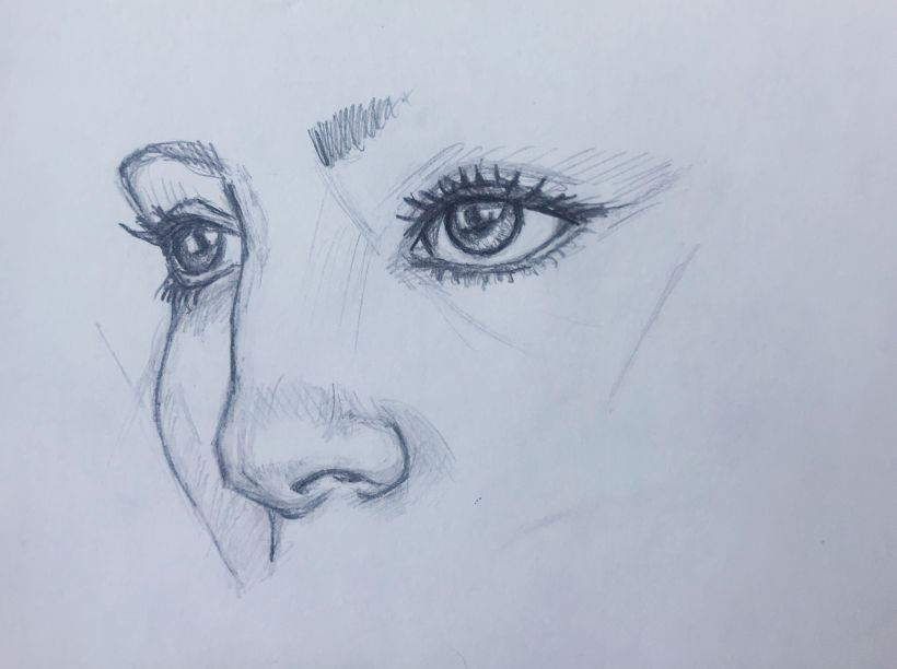 practicing eyes and noses