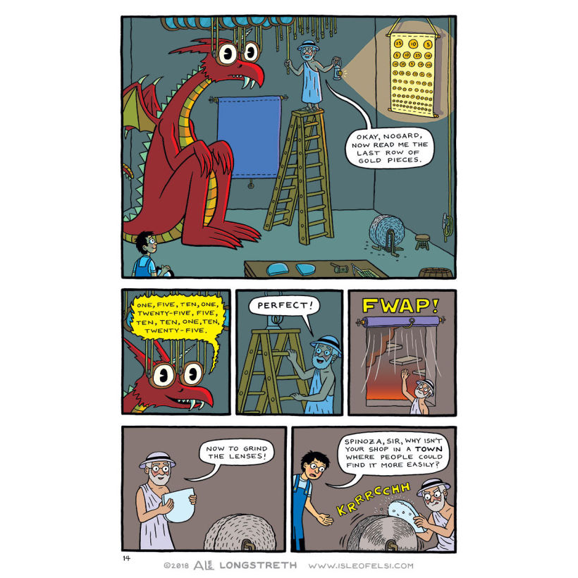 Nogard the Dragon in The Search for Spinoza - Page 14