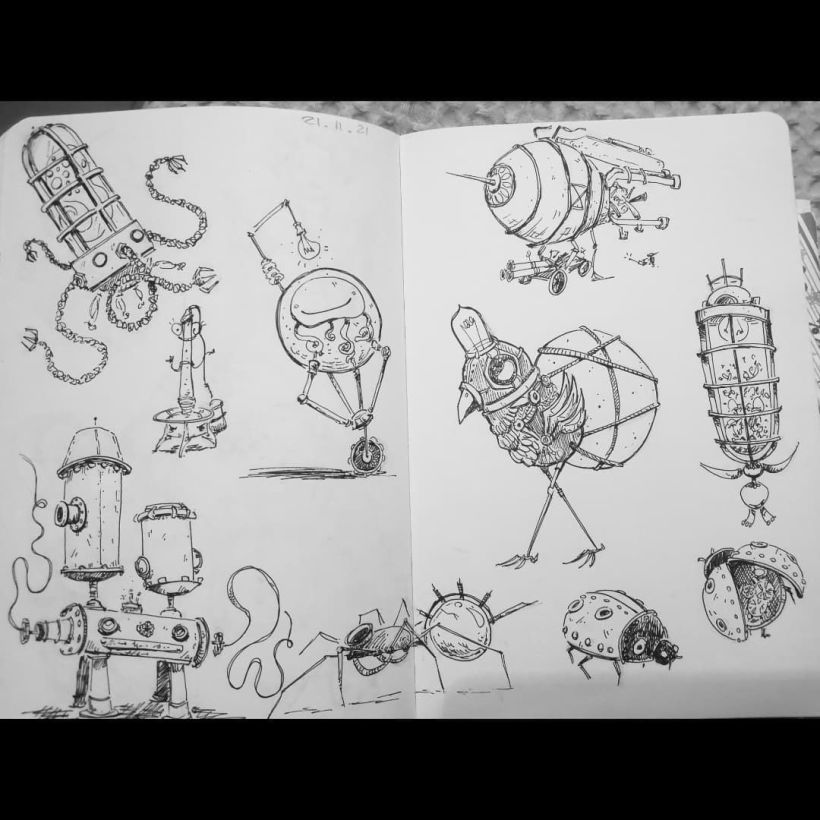 Little robot from Sketchbook  2