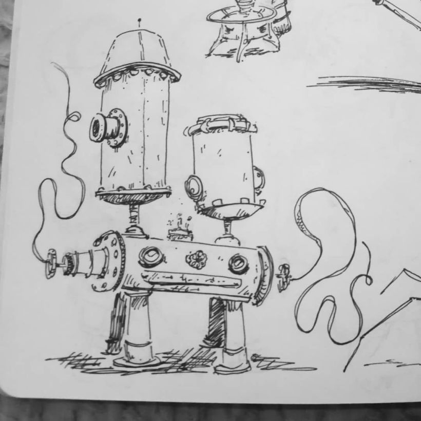 Little robot from Sketchbook  4