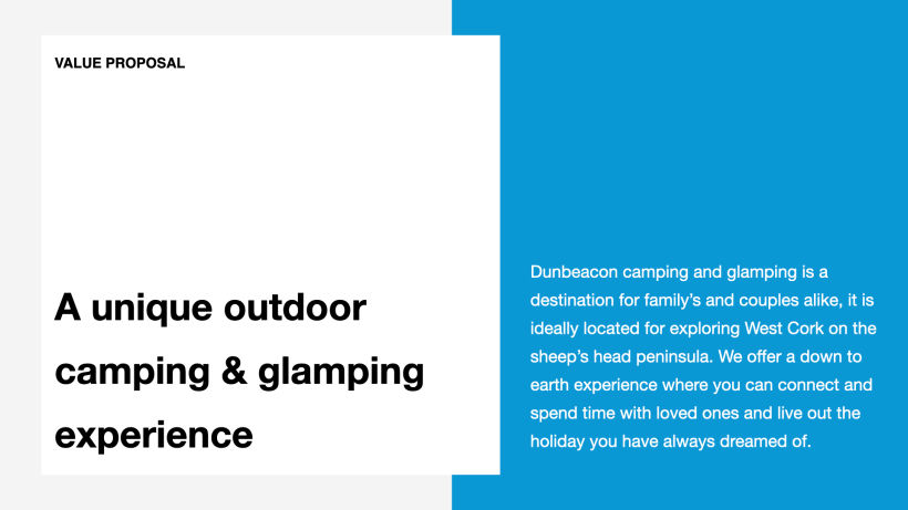 Dunbeacon Camping & Glamping - Brand Presentation - Course by The Branding People 21