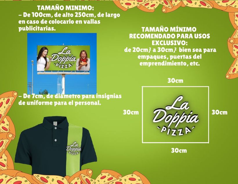 Mi Proyecto del curso: Principios básicos para diseñar marcas LA DOPPIA PIZZA 7
