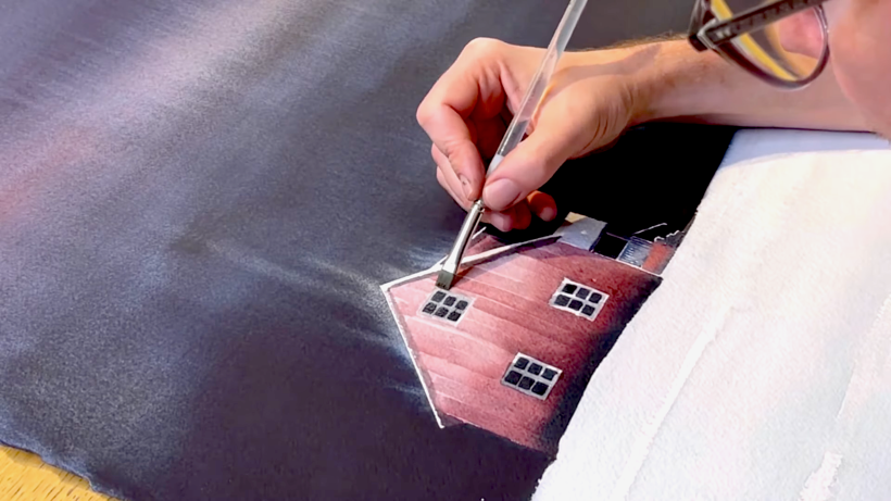TIP 8: If there are too many light areas the painting might look flat.