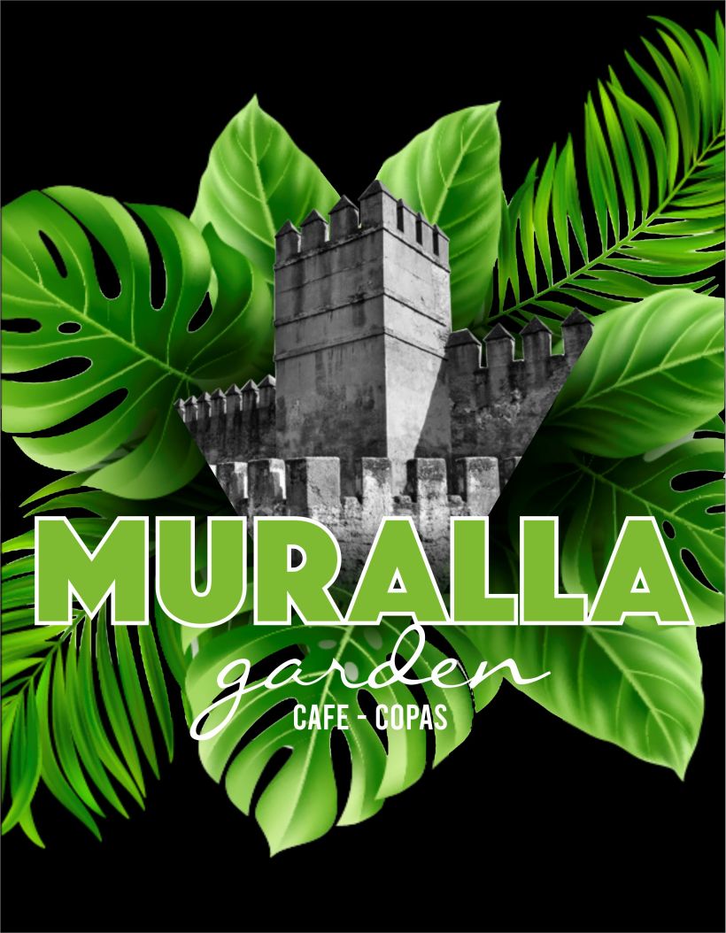Logotipo Bar de copas - Muralla Garden 1