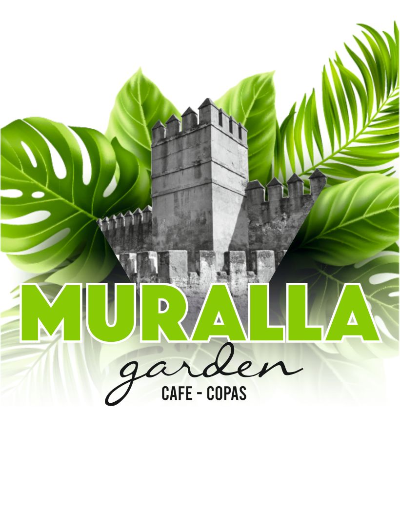 Logotipo Bar de copas - Muralla Garden 2