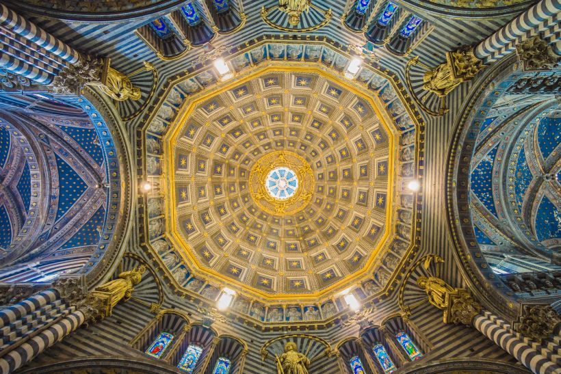 Mandalas can be found in religious architecture.
