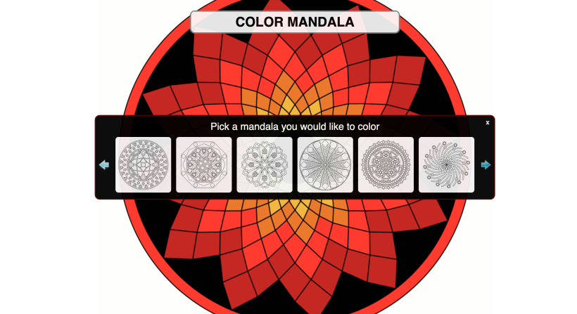 Examples of mandala designs to download or color online on Color Mandala.