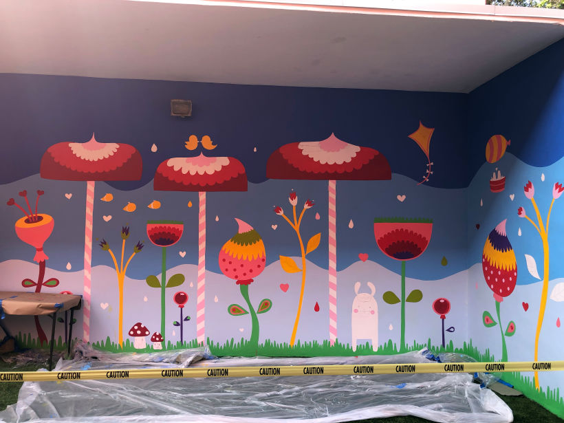 Mural for a Montessori Preschool 5