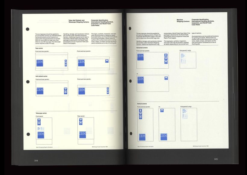 IBM, Paul Rand's Graphic Standards Manual reprint | Domestika