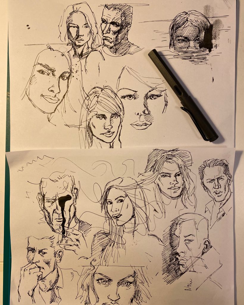 Portrait sketch session 1