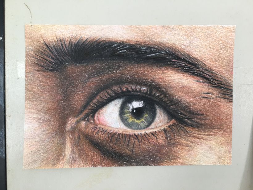 Meu projeto do curso: Retrato realista com lápis de cor 1