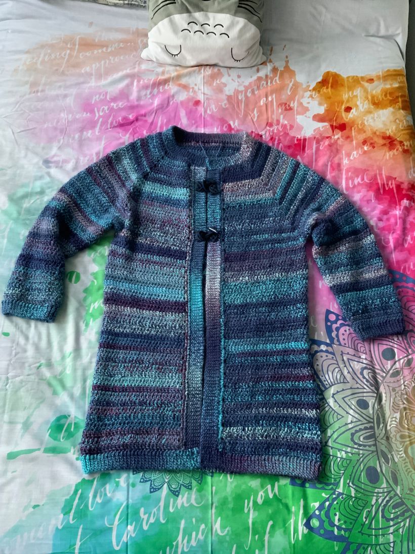 Mi Proyecto del curso:  Top-down: prendas a crochet de una sola pieza 2