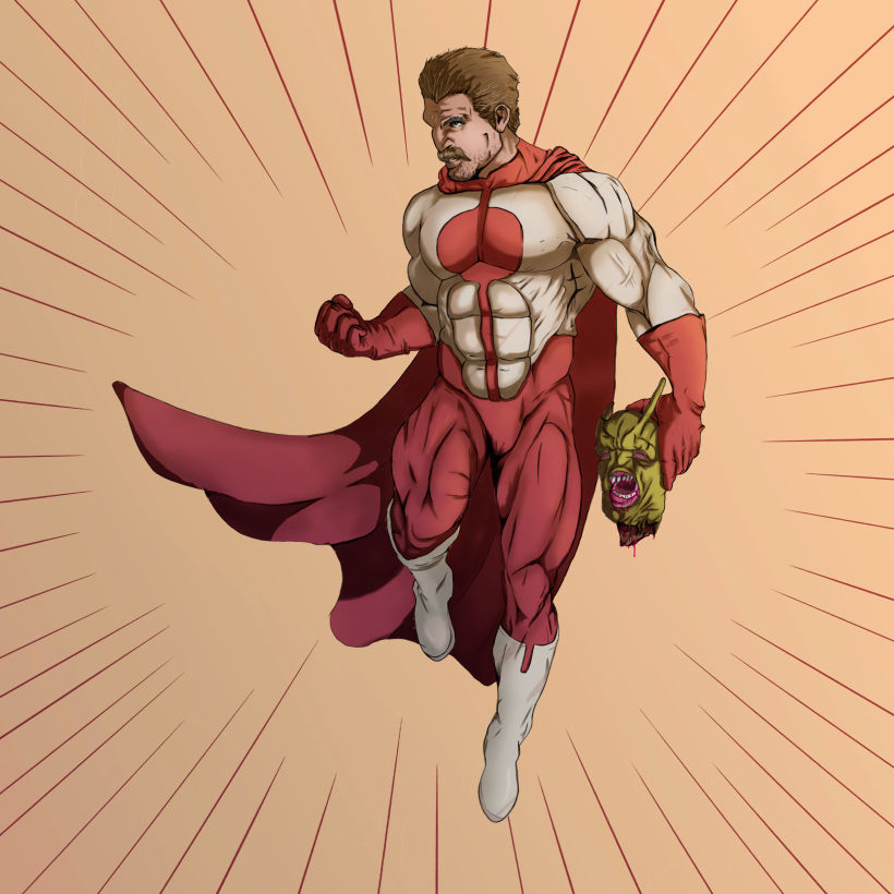 Mi Proyecto del curso: Ilustración para cómics: anatomía de un superhéroe 1