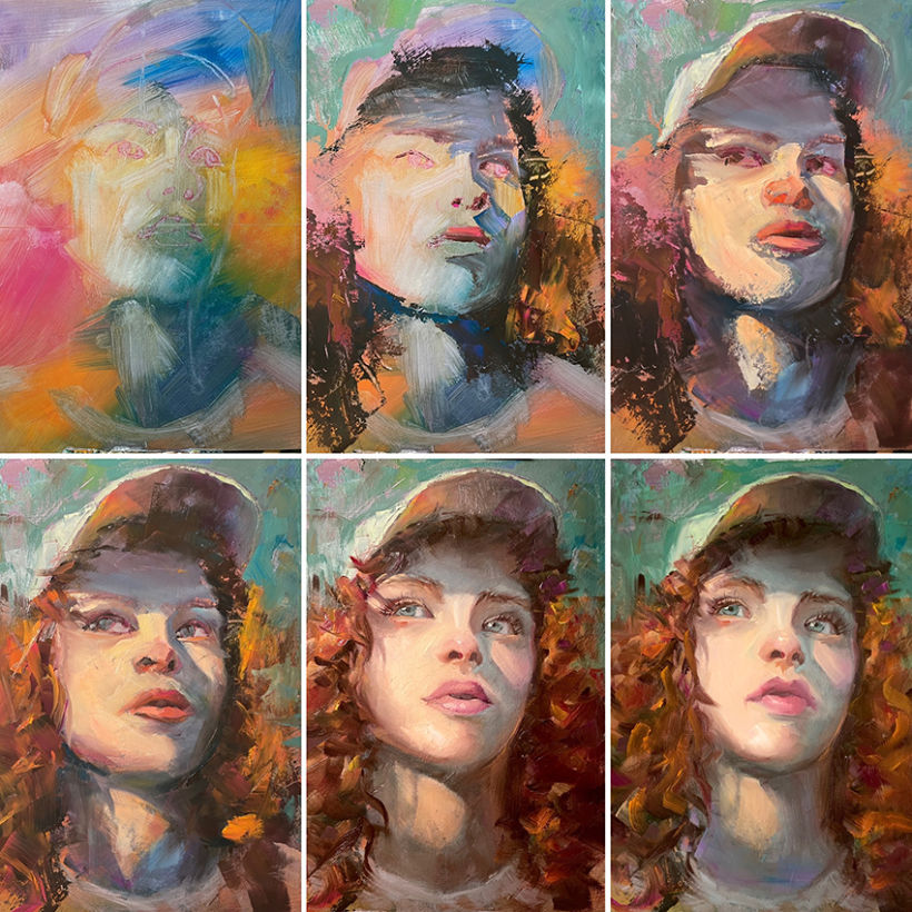 Mein Kursprojekt: Moderne Porträtmalerei mit Ölfarben 2