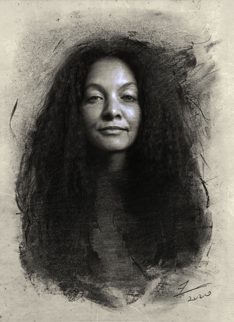 Drawing the Portrait in Charcoal | Isabella Allis Bienarté