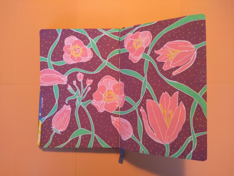 Mi Proyecto del curso: Patrones botánicos en sketchbook: conquista la página en blanco 10