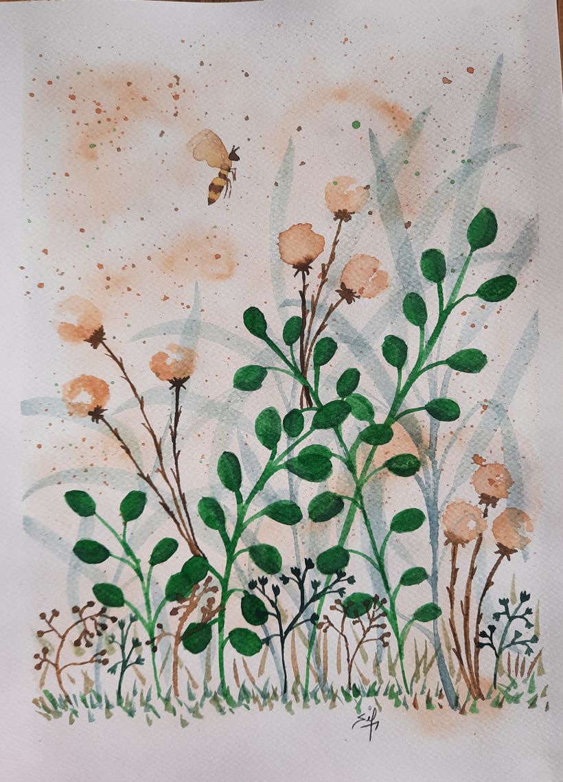 Mi Proyecto del curso: Acuarela floral: conecta con la naturaleza 3