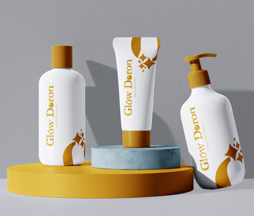 My Project in Art Direction for Creative Visual Branding course - Glow Doron Brand (Cosmetics Brand) 10