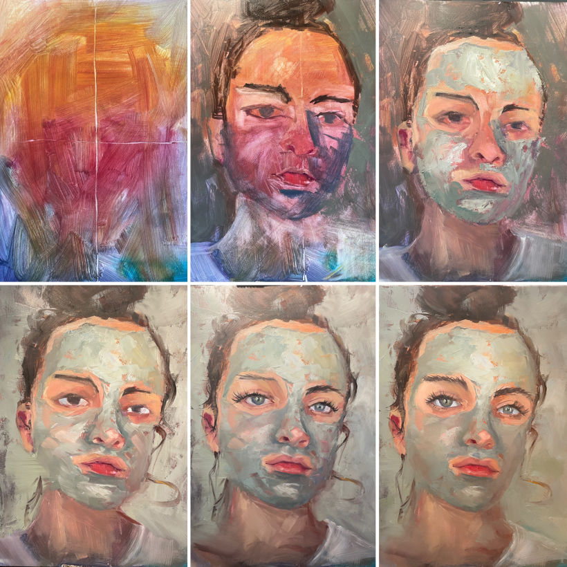 Mein Kursprojekt: Moderne Porträtmalerei mit Ölfarben 4