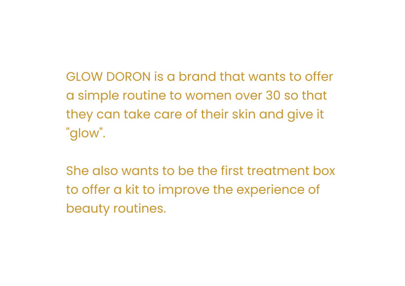 My Project in Art Direction for Creative Visual Branding course - Glow Doron Brand (Cosmetics Brand) 2