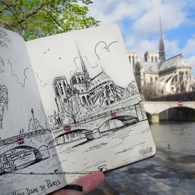 Travel Journal and Urban Sketching