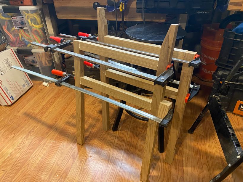 stock chair sides glued up