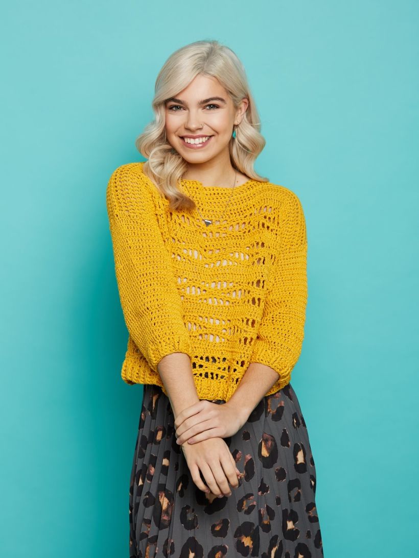 Blossom Sweater - Crochet Now Magazine 1