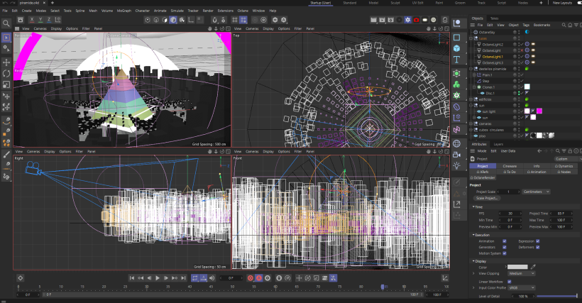 Mi Proyecto del curso: Animación en bucle con Cinema 4D 1