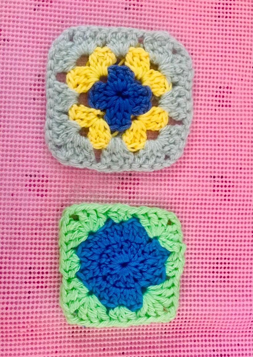 Mi Proyecto del curso: Grannies de crochet: haz tu propio suéter 1