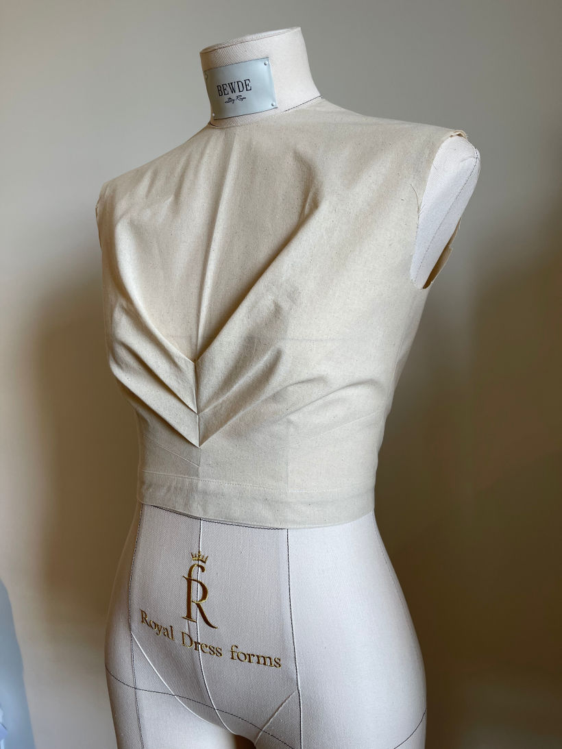 My project in Introduction to Fashion Draping: Create Custom Womenswear course 3