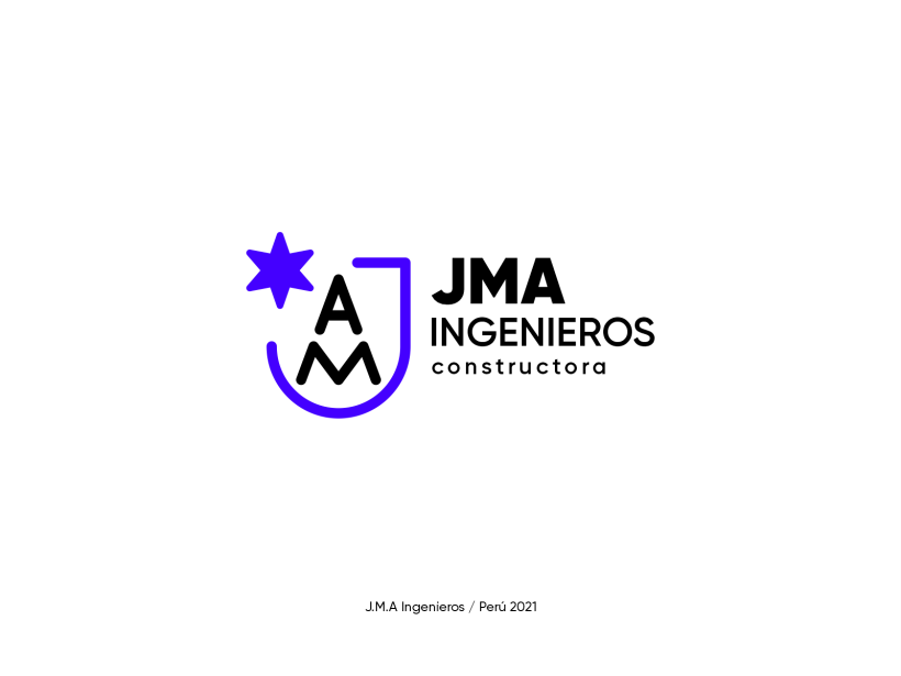 J.M.A fué un imagotipo que se realizó para una constructora en Perú y ésta es una de las propuestas realizadas