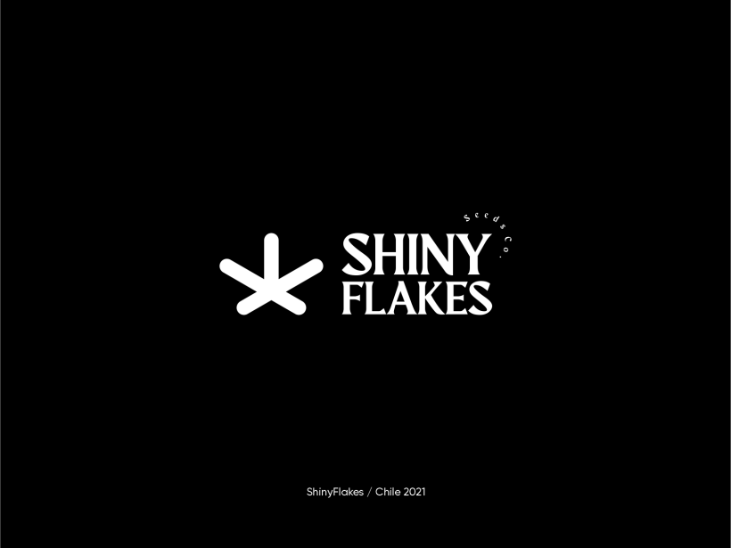 ShinyFlakes fué un imagotipo que se realizó para una marca de semillas de colección en Chile