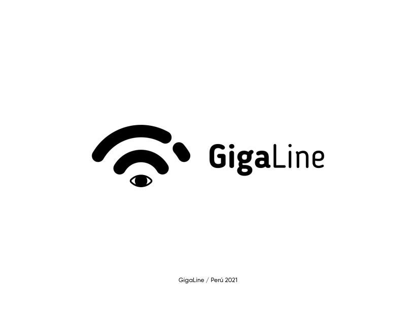 GigaLine fué un imagotipo que se realizó para una empresa de fibra óptica en Perú