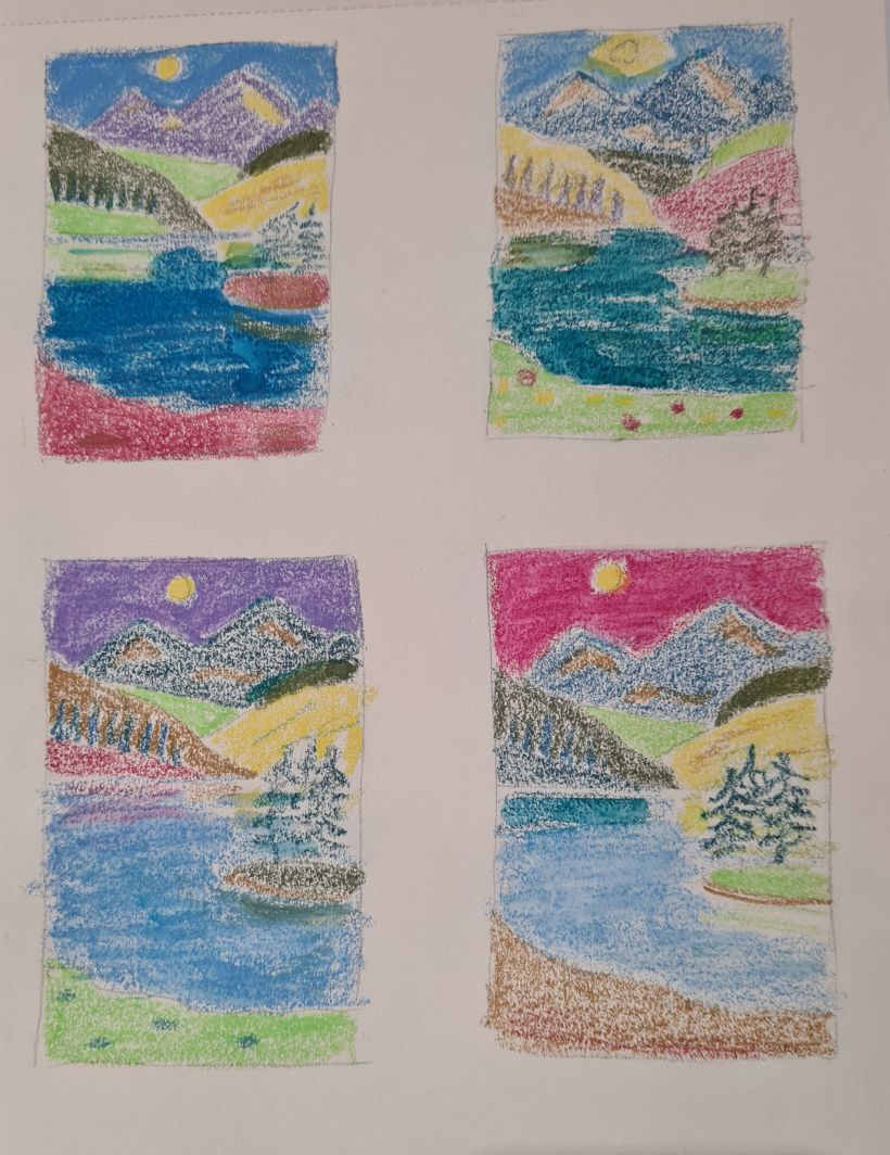 Mon projet du cours : Dessin de paysage aux pastels : jouez avec la lumière 3