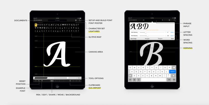 calligraphy and lettering apps for ipad en cada alt