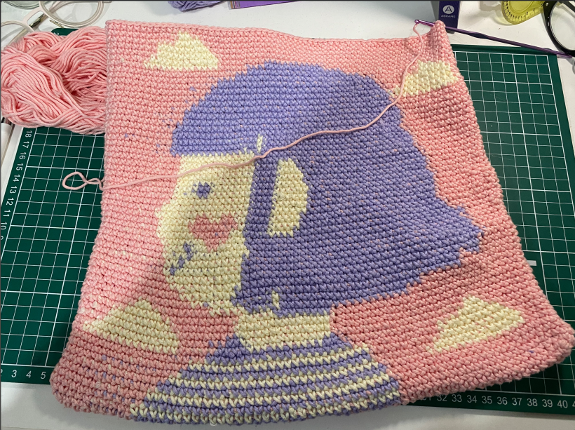 Mi Proyecto del curso: Tapestry: técnica de crochet para dibujar con hilos 2