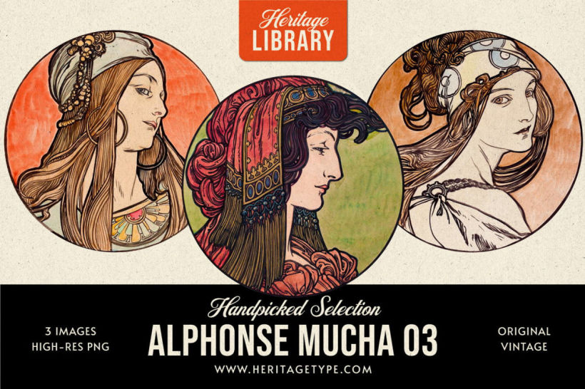 Alphonse Mucha 03 di Heritage Library.